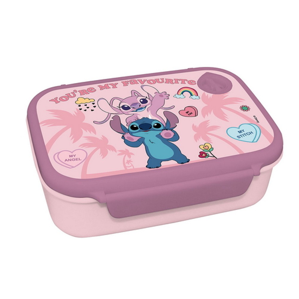 MUST TEAM STITCH & ANGEL ΣΕΤ ΦΑΓΗΤΟΔΟΧΕΙΟ PP 800ML & ΠΑΓΟΥΡΙ ΑΛΟΥΜΙΝΙΟΥ 500ML (565917)