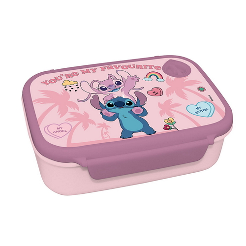 MUST TEAM STITCH & ANGEL ΣΕΤ ΦΑΓΗΤΟΔΟΧΕΙΟ PP 800ML & ΠΑΓΟΥΡΙ ΑΛΟΥΜΙΝΙΟΥ 500ML (565917)