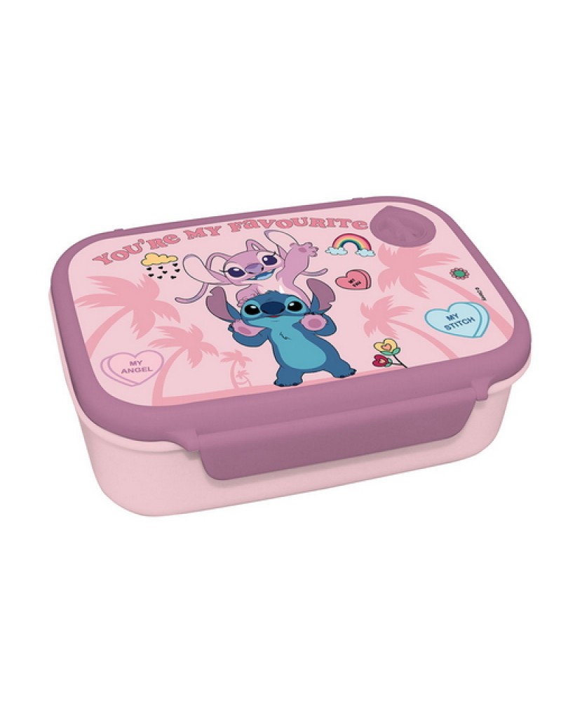 MUST TEAM STITCH & ANGEL ΣΕΤ ΦΑΓΗΤΟΔΟΧΕΙΟ PP 800ML & ΠΑΓΟΥΡΙ ΑΛΟΥΜΙΝΙΟΥ 500ML (565917)