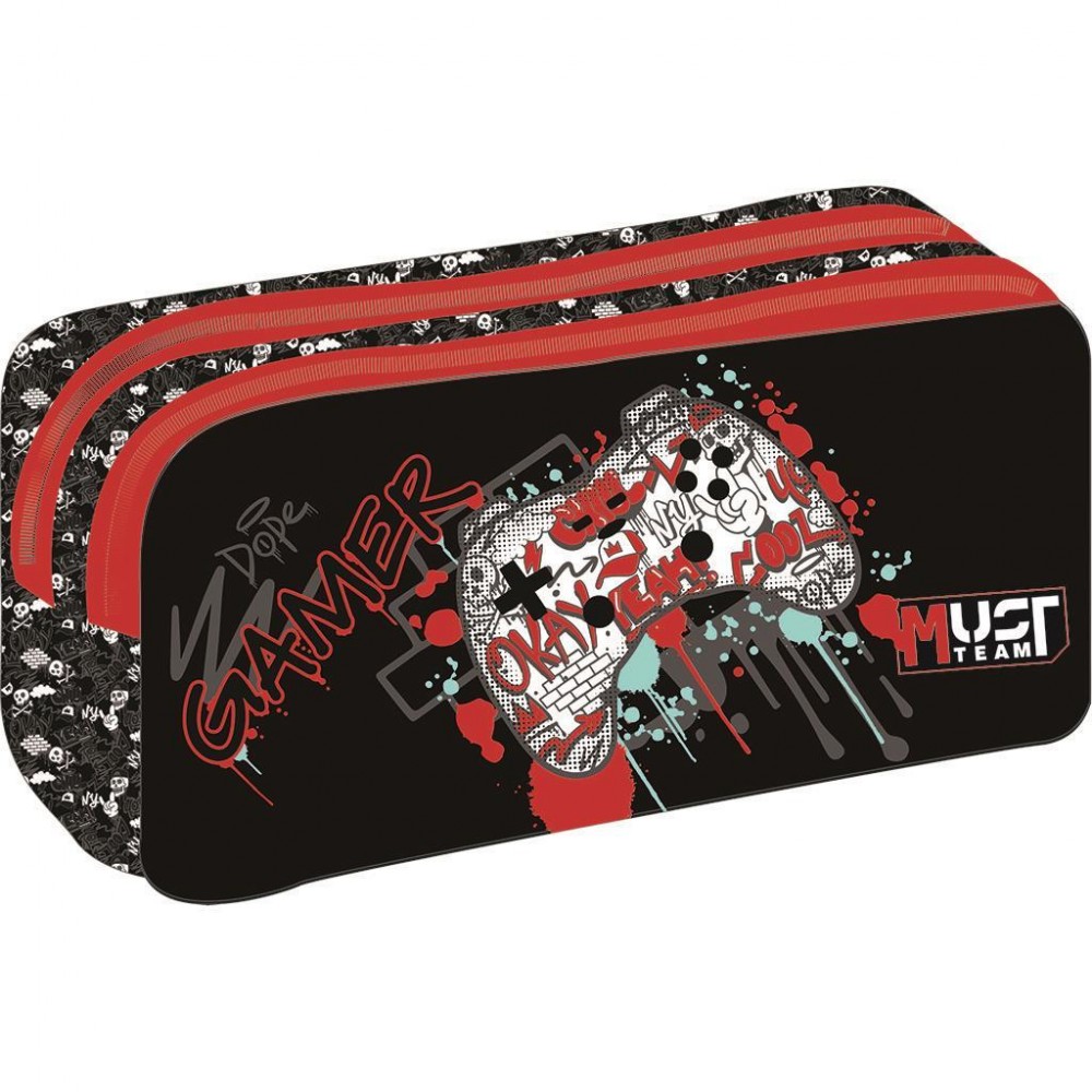 MUST TEAM ΣΧΟΛΙΚΗ ΚΑΣΕΤΙΝΑ ΒΑΡΕΛΑΚΙ GAME PAD 2 ΘΗΚΕΣ (587283) 