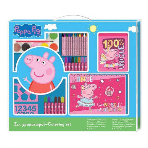 ΣΕΤ ΧΡΩΜΑΤΙΣΜΟΥ  PEPPA PIG 54X47ΕΚ (482705)