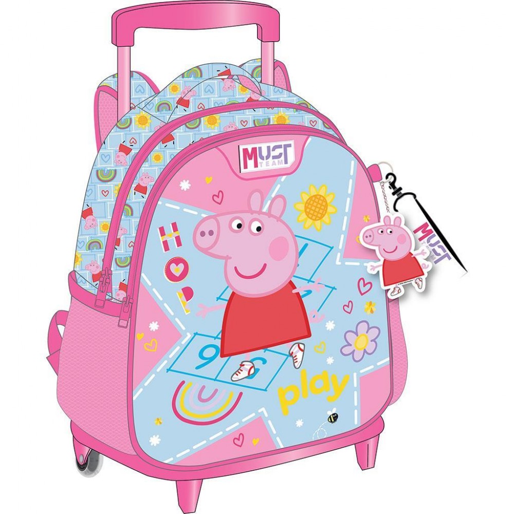 MUST TEAM TROLLEY ΝΗΠΙΟΥ 27Χ10Χ31ΕΚ 2ΘΗΚΕΣ PEPPA PIG (482860)