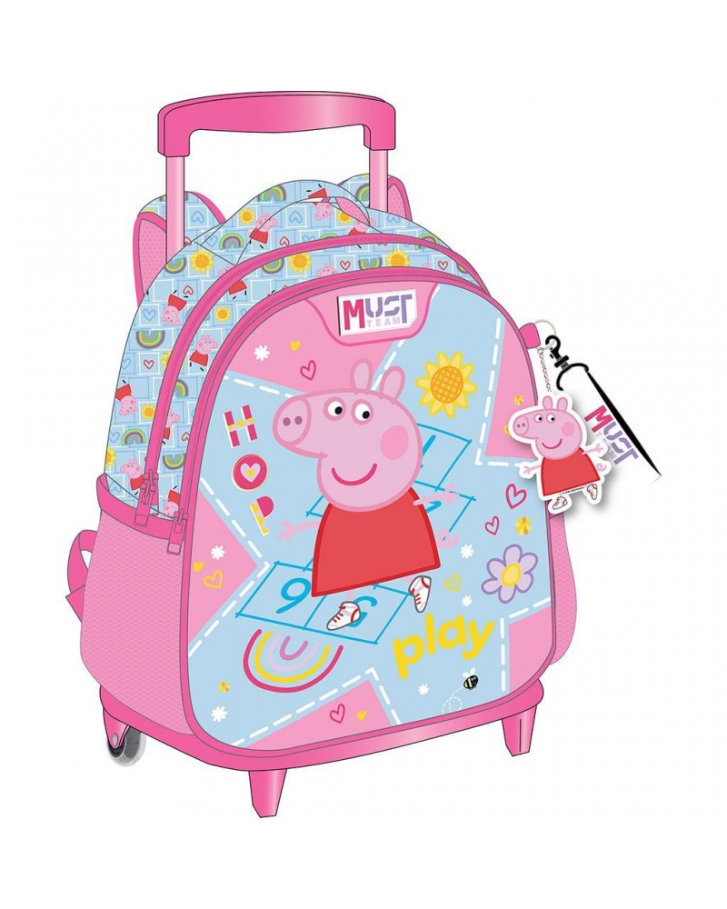 MUST TEAM TROLLEY ΝΗΠΙΟΥ 27Χ10Χ31ΕΚ 2ΘΗΚΕΣ PEPPA PIG (482860)