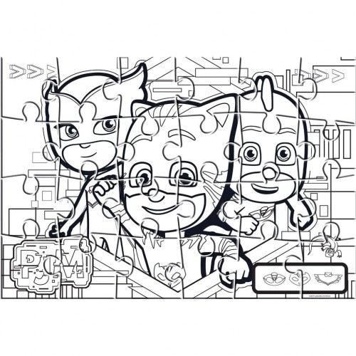 LUNA ΠΑΖΛ ΧΡΩΜΑΤΙΣΜΟΥ PJ MASKS 2 ΟΨΕΩΝ (484188)
