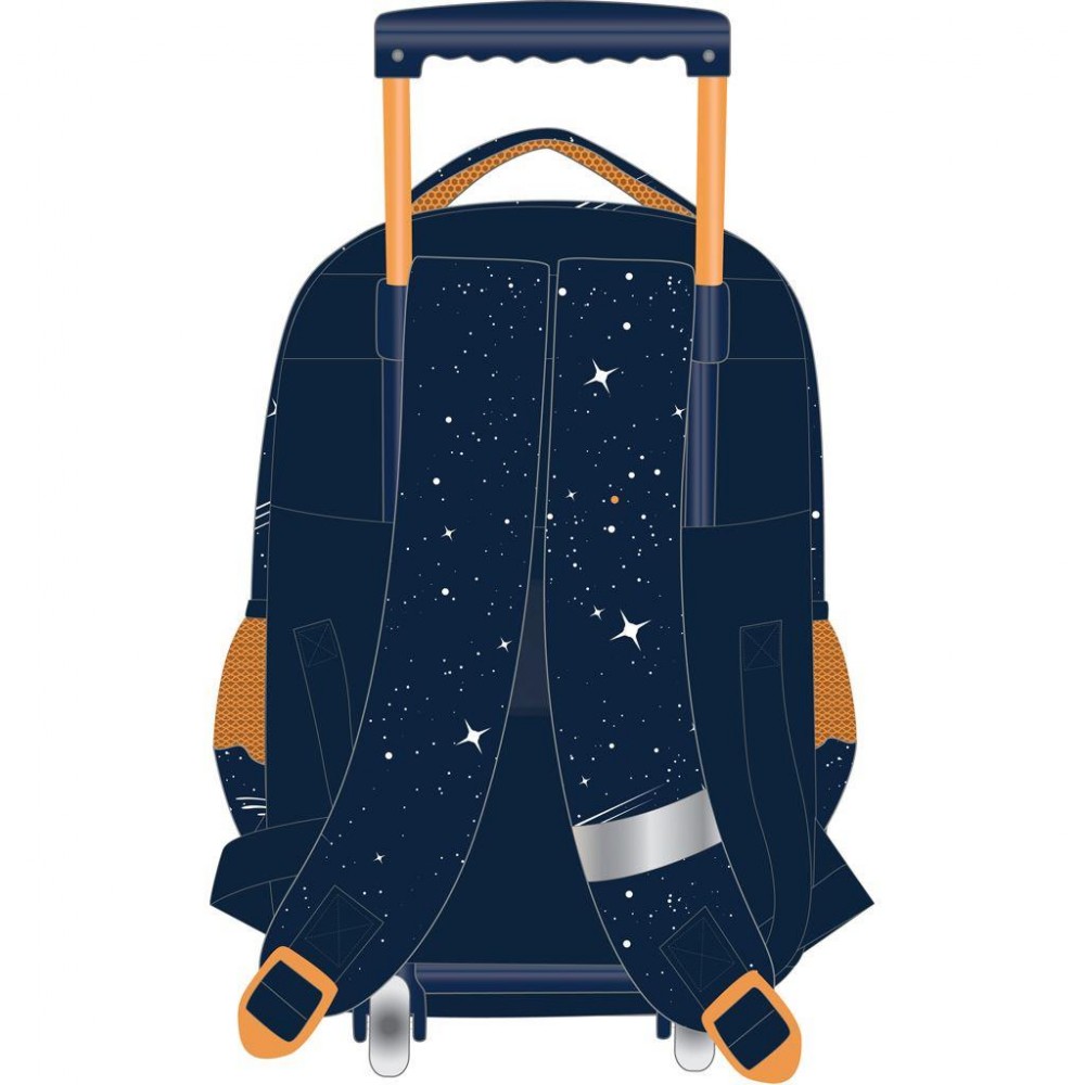 MUST TROLLEY ΔΗΜΟΤΙΚΟΥ 34X20X44 3ΘΗΚΕΣ NASA ASTRONAUT IN UNIVERSE (486111)