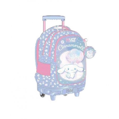 MUST TROLLEY ΔΗΜΟΤΙΚΟΥ 34X20X44 3ΘΗΚΕΣ CINNAMOROLL BALLOONS (490178)