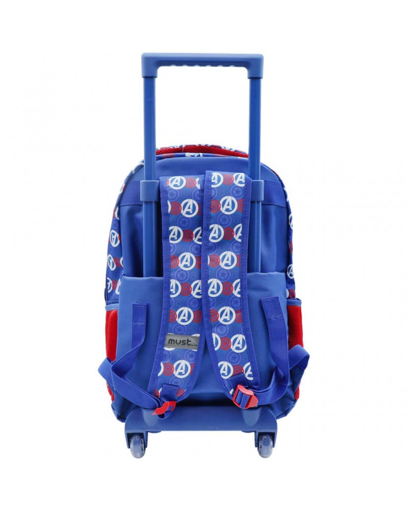 MUST TROLLEY ΔΗΜΟΤΙΚΟΥ 34X20X44 3ΘΗΚΕΣ CAPTAIN AMERICA (506217)