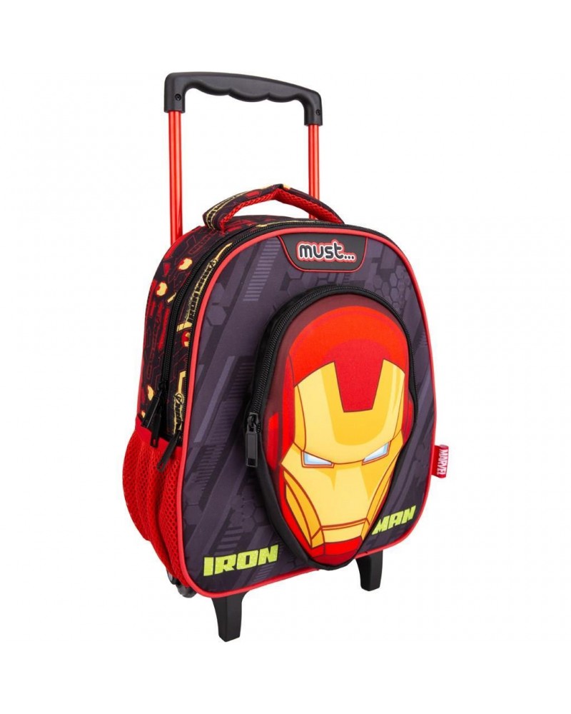 MUST TROLLEY ΝΗΠΙΟΥ 27x10x31 2ΘΗΚΕΣ IRON MAN (506230)