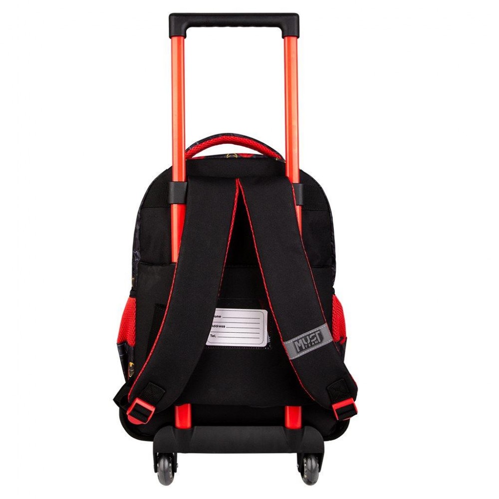 MUST TROLLEY ΔΗΜΟΤΙΚΟΥ 34X20X44 3ΘΗΚΕΣ IRON MAN (506310)