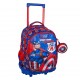 MUST TROLLEY ΔΗΜΟΤΙΚΟΥ 34X20X44 3ΘΗΚΕΣ CAPTAIN AMERICA (506311)