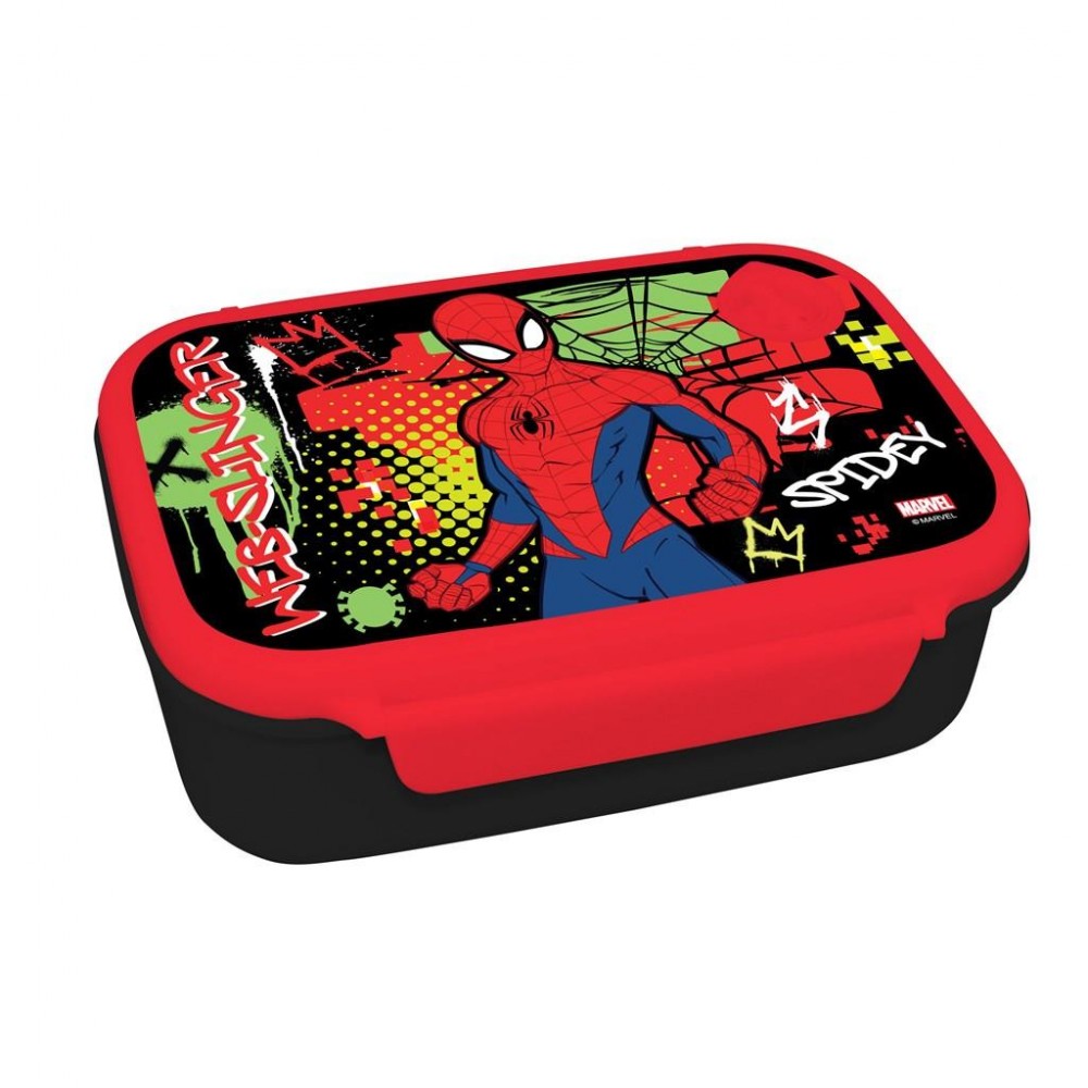 MUST TEAM SPIDERMAN ΣΕΤ ΠΛΑΣΤΙΚΟ ΦΑΓΗΤΟΔΟΧΕΙΟ 800ML & ΑΝΟΞΕΙΔΩΤΟ ΠΑΓΟΥΡΙ 500ML (508397)