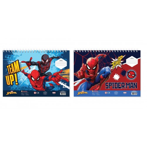 ΜΠΛΟΚ ΖΩΓΡΑΦΙΚΗΣ SPIDERMAN 23X33 40ΦΥΛ  ΑΥΤΟΚ-ΣΤΕΝΣΙΛ- 2ΣΕΛ ΧΡΩΜΑΤΙΣΜΟΥ 2ΣΧ (508554)