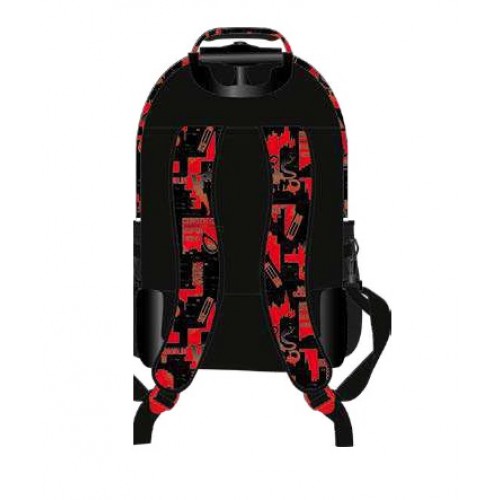 MUST TROLLEY ΔΗΜΟΤΙΚΟΥ 31X24X45 3ΘΗΚΕΣ ΜΟΝΟ ΧΕΡΟΥΛΙ & 2 ΡΟΔΕΣ SPIDERMAN EYES (508563)