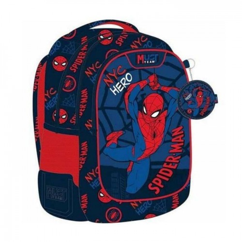MUST TEAM ETERNAL ΣΑΚΙΔΙΟ ΣΧΟΛΙΚΟ 32Χ18Χ43ΕΚ 3ΘΗΚΕΣ SPIDERMAN NYC HEROES (508773)