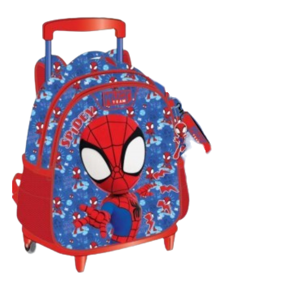 MUST TROLLEY ΝΗΠΙΟΥ 27Χ10Χ31ΕΚ 2ΘΗΚΕΣ SPIDEY BLUE (508811)
