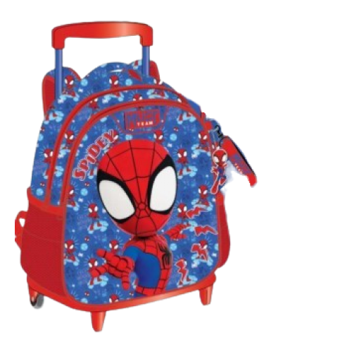MUST TROLLEY ΝΗΠΙΟΥ 27Χ10Χ31ΕΚ 2ΘΗΚΕΣ SPIDEY BLUE (508811)
