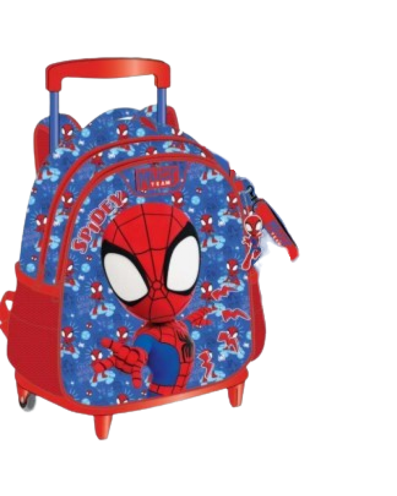 MUST TROLLEY ΝΗΠΙΟΥ 27Χ10Χ31ΕΚ 2ΘΗΚΕΣ SPIDEY BLUE (508811)