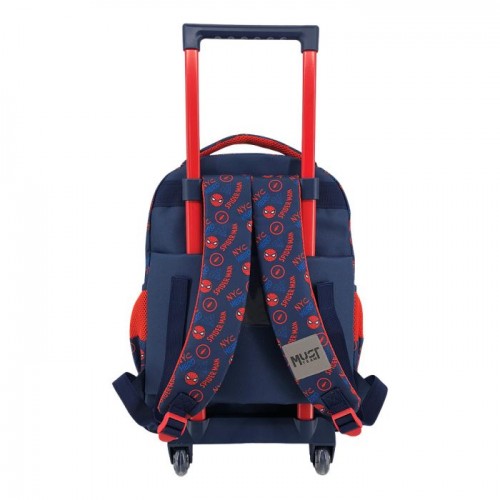 MUST TEAM TROLLEY ΣΧΟΛΙΚΟ 34Χ20Χ44ΕΚ 3ΘΗΚΕΣ SPIDERMAN NYC HEROES (508817)