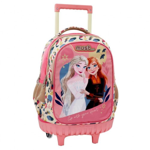 MUST TROLLEY ΔΗΜΟΤΙΚΟΥ 34X20X44ΕΚ FROZEN 2  GO WITH YOUR HEART 3 ΘΗΚΕΣ (563465)