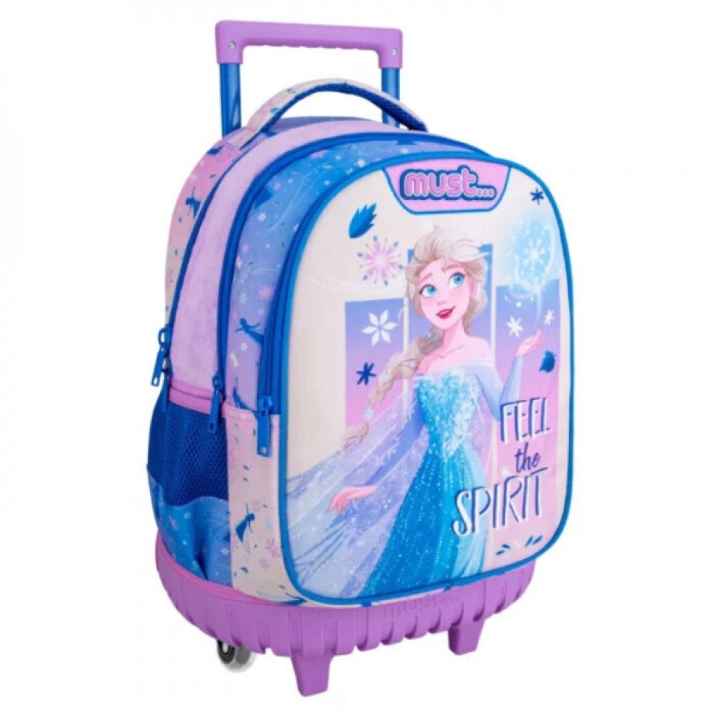 MUST TROLLEY ΔΗΜΟΤΙΚΟΥ 34X20X44 3ΘΗΚΕΣ FROZEN FEEL THE SPIRIT(564211)