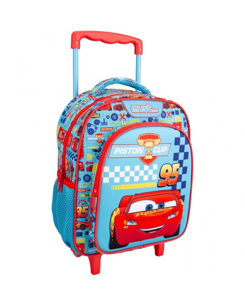 MUST TROLLEY ΝΗΠΙΟΥ 27x10x31 2ΘΗΚΕΣ CARS PISTON CUP (564316)