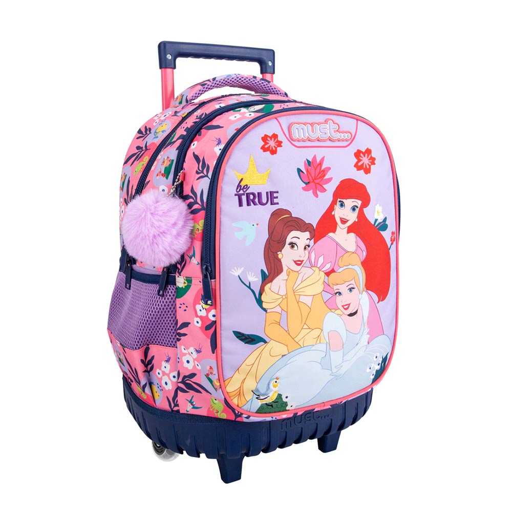 MUST TROLLEY ΔΗΜΟΤΙΚΟΥ 34x20x44 3ΘΗΚΕΣ PRINCESS BE TRUE (564334)