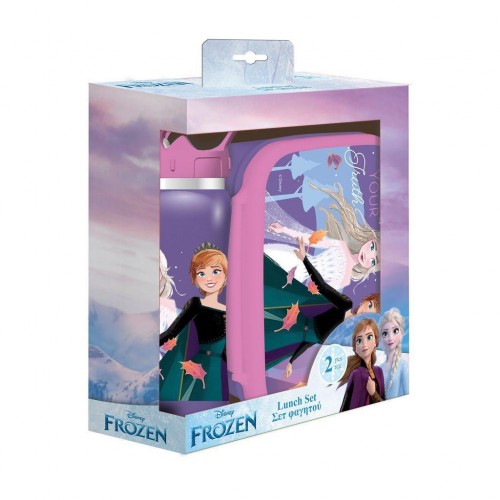 ΦΑΓΗΤΟΔΟΧΕΙΟ-ΠΑΓΟΥΡΙ ΑΝΟΞΕΙΔΩΤΟ ΣΕΤ FROZEN (564406)