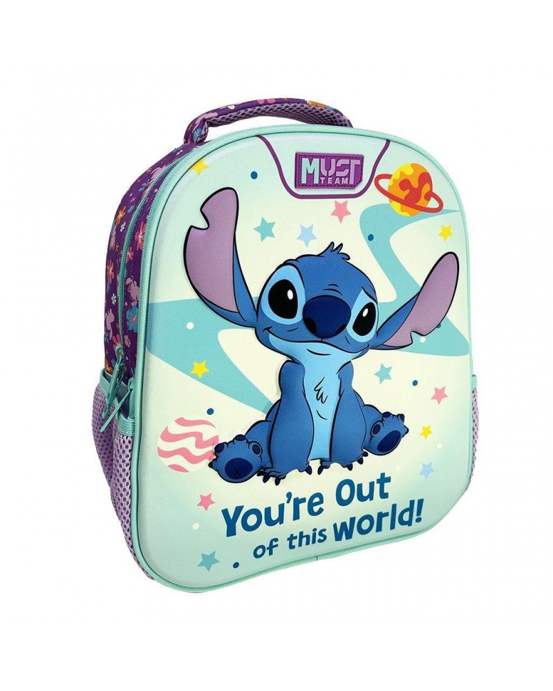MUST ΣΑΚΙΔΙΟ ΝΗΠΙΟΥ 27Χ10Χ31 2ΘΗΚΕΣ LILO & STITCH YOU'RE OUT OF THIS WORLD (564814)