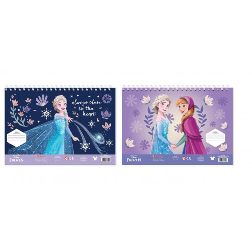 ΜΠΛΟΚ ΖΩΓΡΑΦΙΚΗΣ FROZEN 23X33 40ΦΥΛ  ΑΥΤΟΚ-ΣΤΕΝΣΙΛ- 2ΣΕΛ ΧΡΩΜΑΤΙΣΜΟΥ 2ΣΧ (564984)