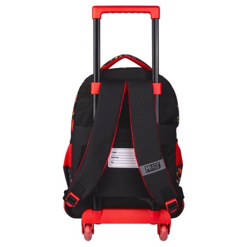 MUST TEAM TROLLEY ΣΧΟΛΙΚΟ 34Χ20Χ44ΕΚ 3ΘΗΚΕΣ CARS LIGHTNING MCQUEEN (565044)