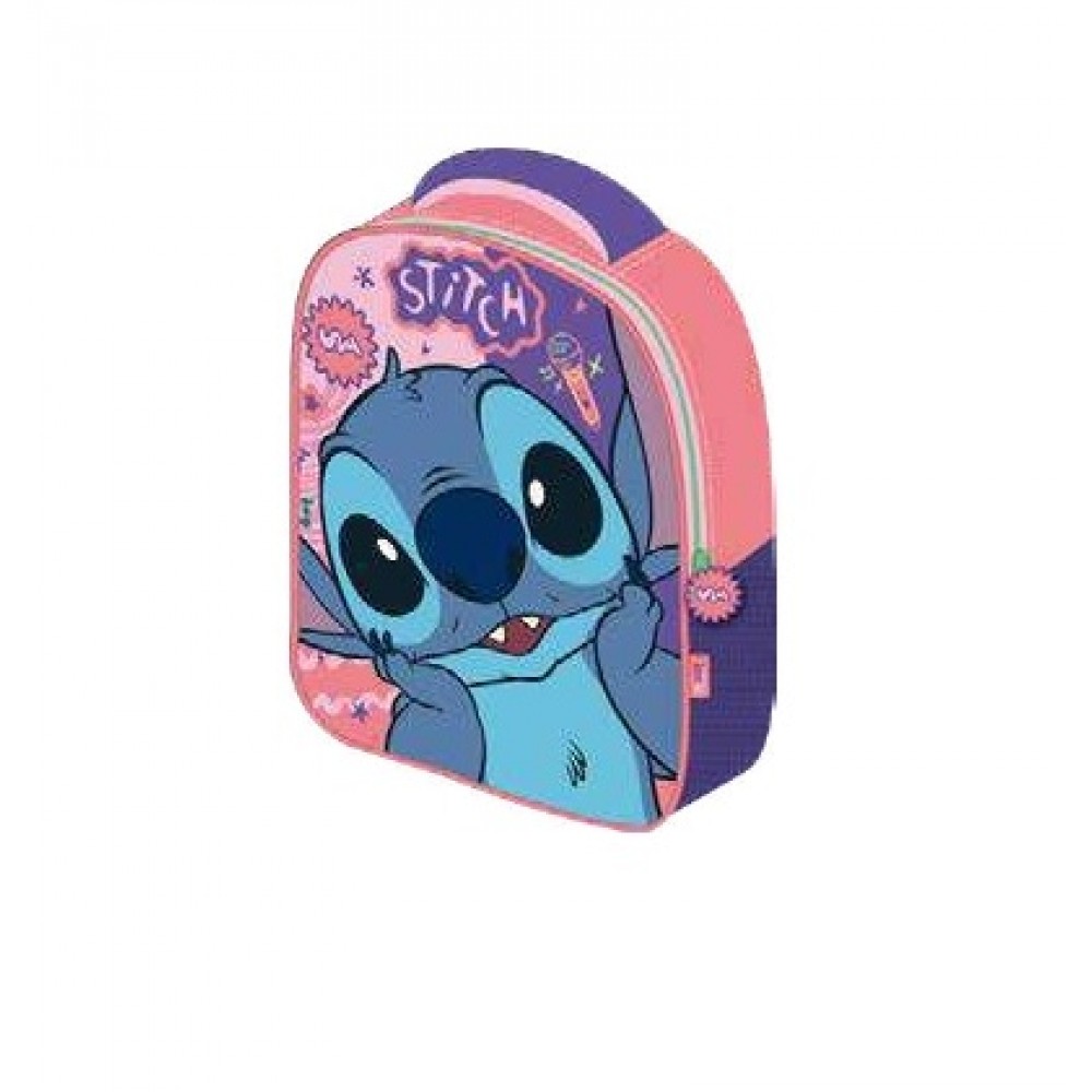 MUST ΣΑΚΙΔΙΟ ΝΗΠΙΟΥ 26Χ10Χ32 1ΘΗΚΗ 3D LILO & STITCH (565078)