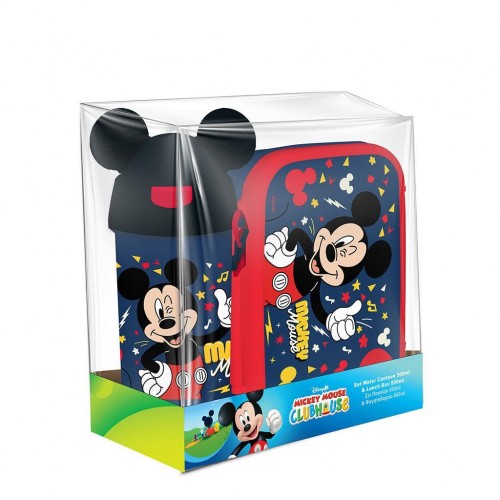 MUST TEAM MICKEY ΣΕΤ ΦΑΓΗΤΟΔΟΧΕΙΟ PP 800ML & ΠΑΓΟΥΡΙ PP 500ML (565922)