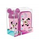ΦΑΓΗΤΟΔΟΧΕΙΟ PP 800ML & ΠΑΓΟΥΡΙ PP 500ML ΣΕΤ MINNIE (565923)