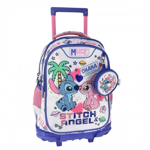 MUST TEAM TROLLEY ΣΧΟΛΙΚΟ 34Χ20Χ44ΕΚ 3ΘΗΚΕΣ STITCH (565979)