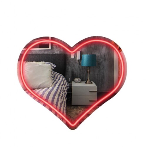 ΚΑΘΡΕΦΤΗΣ NEON LED ΚΑΡΔΙΑ ΚΟΚΚΙΝΗ 33X28 MOOD (580475)