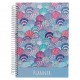 TESORO ΣΗΜΕΙΩΜΑΤΑΡΙΟ PLANNER 17X24CM 100Φ ΜΕ 4Φ ΑΥΤΟΚΟΛΛΗΤΑ 80G 6 ΣΧΕΔΙΑ (582346)