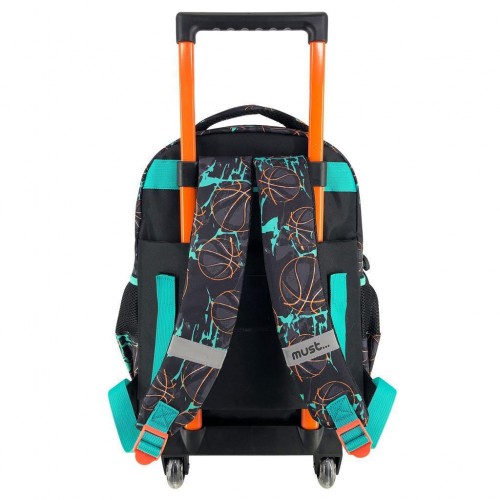 MUST TROLLEY ΔΗΜΟΤΙΚΟΥ 34X20X44ΕΚ BASKETBALL LETS GO PLAY 3 ΘΗΚΕΣ (584973)