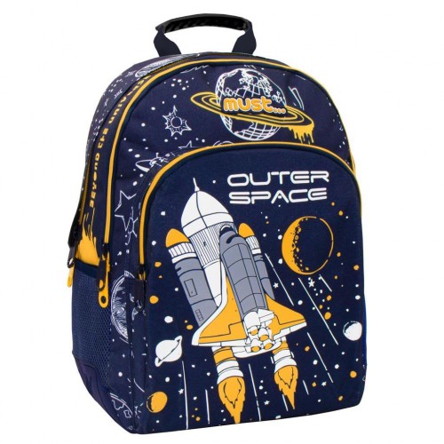 MUST ΣΑΚΙΔΙΟ ΔΗΜΟΤΙΚΟΥ 32Χ18Χ43 OUTER SPACE 3 ΘΗΚΕΣ (585011)