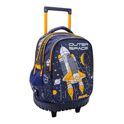MUST TROLLEY ΔΗΜΟΤΙΚΟΥ 34Χ20Χ44 OUTER SPACE 3 ΘΗΚΕΣ (585012)