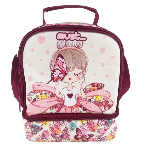 ΤΣΑΝΤΑΚΙ ΦΑΓΗΤΟΥ 24X12X20 YUMMY ΙΣΟΘΕΡΜΙΚΟ MUST BUTTERFLY GIRL (585119)