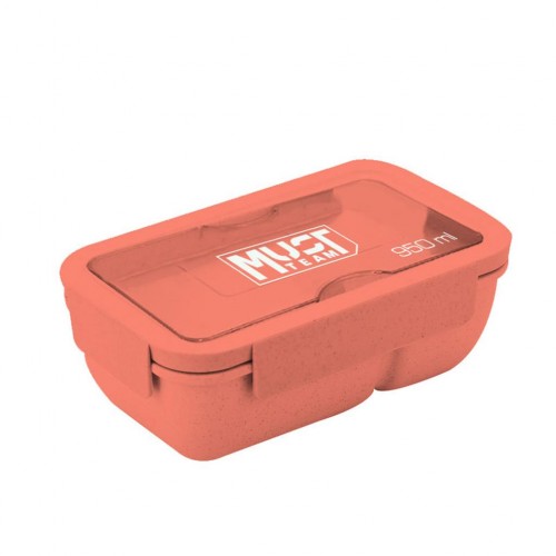 MUST ΦΑΓΗΤΟΔΟΧΕΙΟ 950ML PP ΠΛΑΣΤΙΚΟ ΜΕ ΚΟΥΤΑΛΙ ΚΑΙ ΠΙΡΟΥΝΙ 20,8Χ13Χ7,6CM ΠΟΡΤΟΚΟΛΙ (585182)