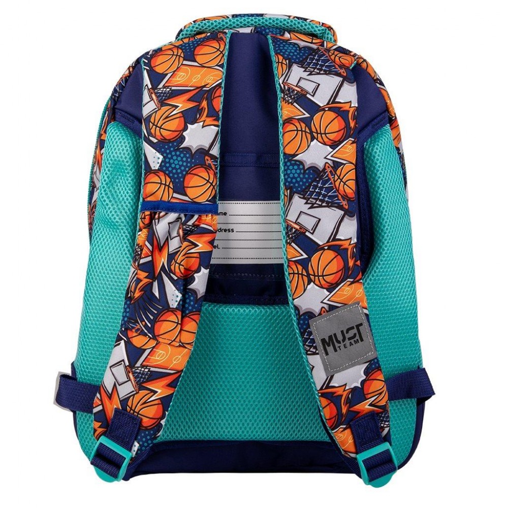 MUST ΣΑΚΙΔΙΟ ΔΗΜΟΤΙΚΟΥ 32X18X43 3ΘΗΚΕΣ BASKETBALL (586177)