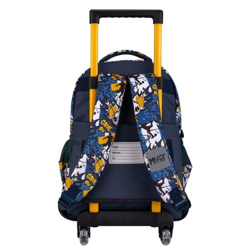 MUST TROLLEY ΔΗΜΟΤΙΚΟΥ 34Χ20Χ44 3ΘΗΚΕΣ FOOTBALL (586184)