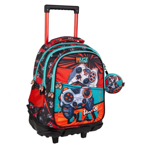 MUST TROLLEY ΔΗΜΟΤΙΚΟΥ 34Χ20Χ44 3ΘΗΚΕΣ LET S PLAY (586185)