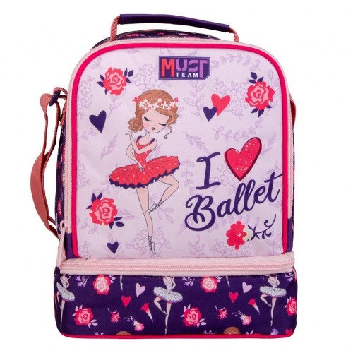 MUST ΤΣΑΝΤΑΚΙ ΦΑΓΗΤΟΥ 22X16X28 ΙΣΟΘΕΡΜΙΚΟ I LOVE BALLET (586190)