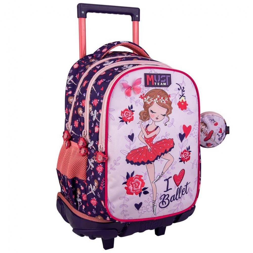 MUST TROLLEY ΔΗΜΟΤΙΚΟΥ 34Χ20Χ44 3ΘΗΚΕΣ I LOVE BALLET (586195)