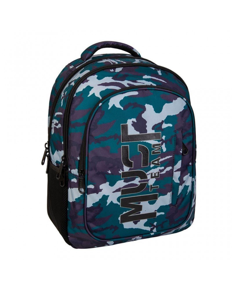 MUST TEAM ETERNAL ΣΑΚΙΔΙΟ ΠΛΑΤΗΣ 32Χ18Χ43 3ΘΗΚΕΣ ARMY GREEN (586363)