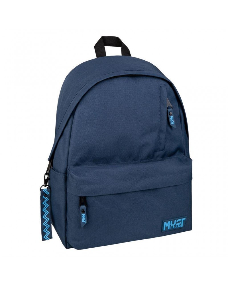 MUST ΣΑΚΙΔΙΟ MONOCHROME CLASSIC 32Χ17Χ42 1 ΚΕΝΤΡΙΚΗ ΘΗΚΗ ΜΠΛΕ ΜΕ ΓΑΛΑΖΙΟ (586385)