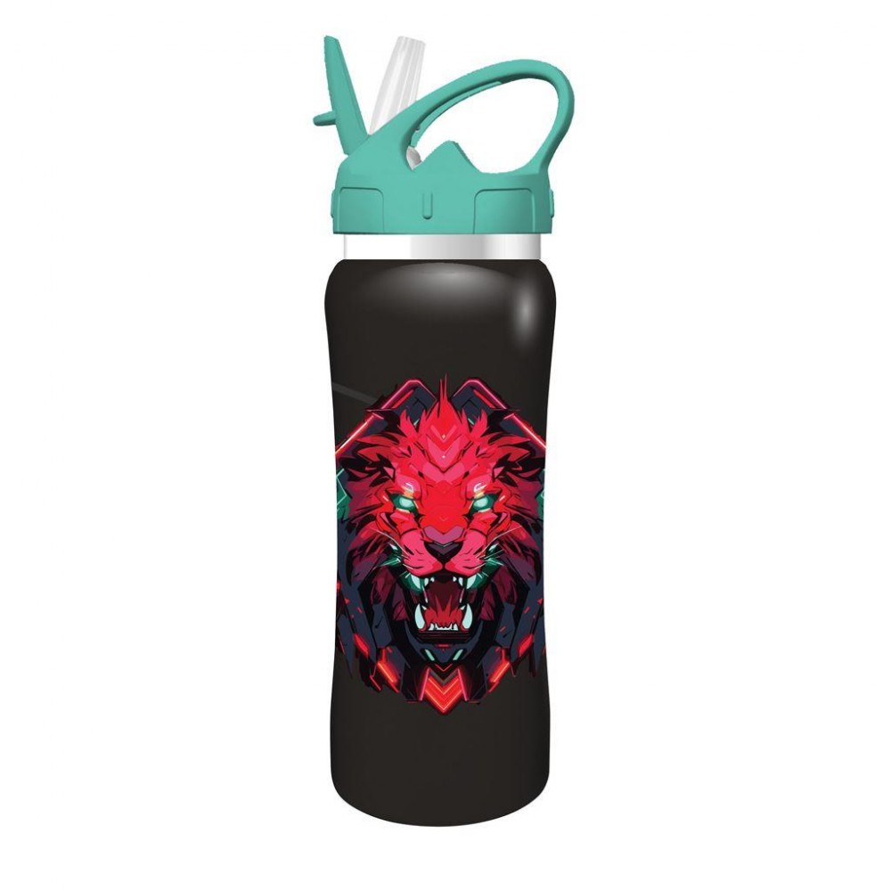 MUST TEAM ΠΑΓΟΥΡΙ ΑΝΟΞΕΙΔΩΤΟ 500ML ΜΕ ΚΑΛΑΜΑΚΙ 6,8Χ22,5EK LION BYTE (586443)
