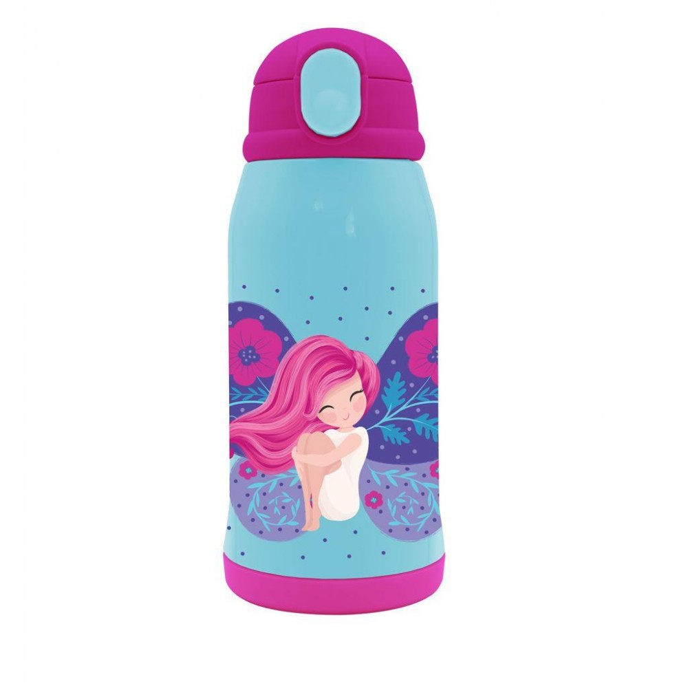 MUST TEAM ΠΑΓΟΥΡΙ ΑΝΟΞΕΙΔΩΤΟ ΘΕΡΜΟΣ 500ML ΜΕ ΘΗΚΗ & ΚΑΛΑΜΑΚΙ 21,5Χ8,5ΕΚ ΚΟΡΙΤΣΙ ΠΕΤΑΛΟΥΔΑ (586455)